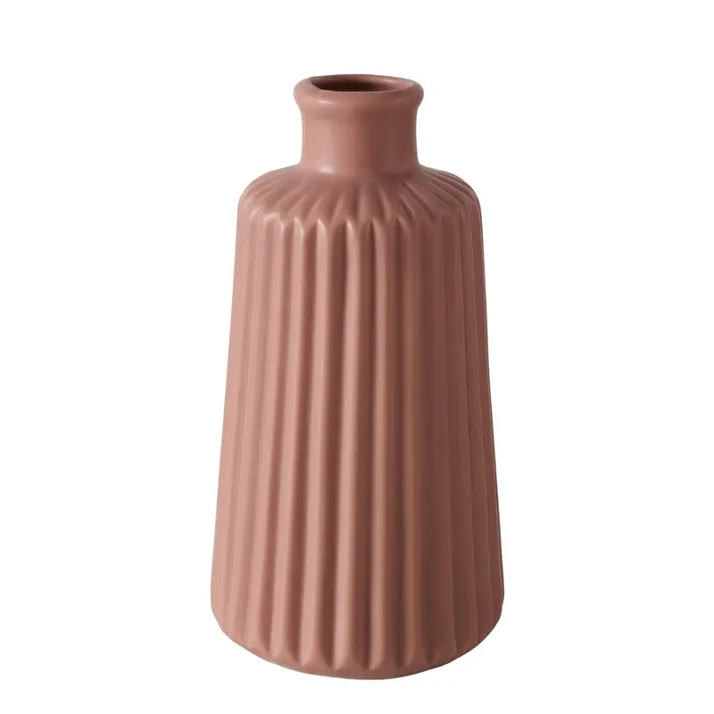 Wazon ceramiczny ESKO, ręcznie malowany, 17 cm