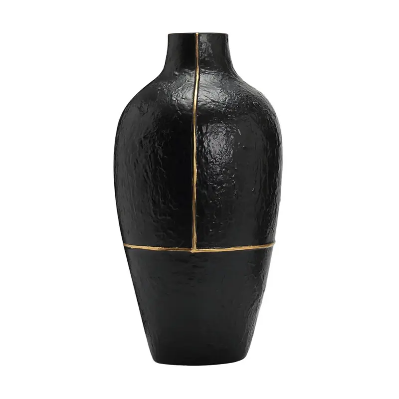 Wazon nowoczesny Jasper Black II wykonany z ceramiki