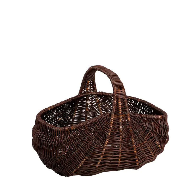 Werawia wicker shopping basket with handle TheWickerStories