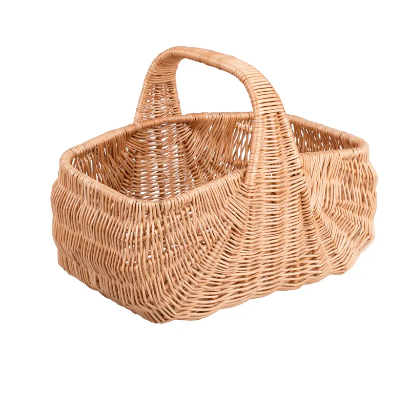Werawia wicker shopping basket with handle TheWickerStories