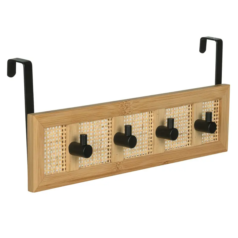 Wieszak na drzwi ALLEGRE BAMBOO, 4 haczyki, WENKO