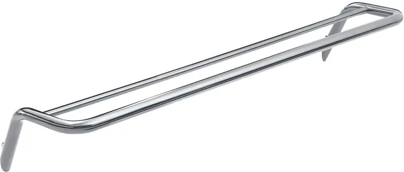Wieszak na ręcznik podwójny - ścienny Silia Chrom
