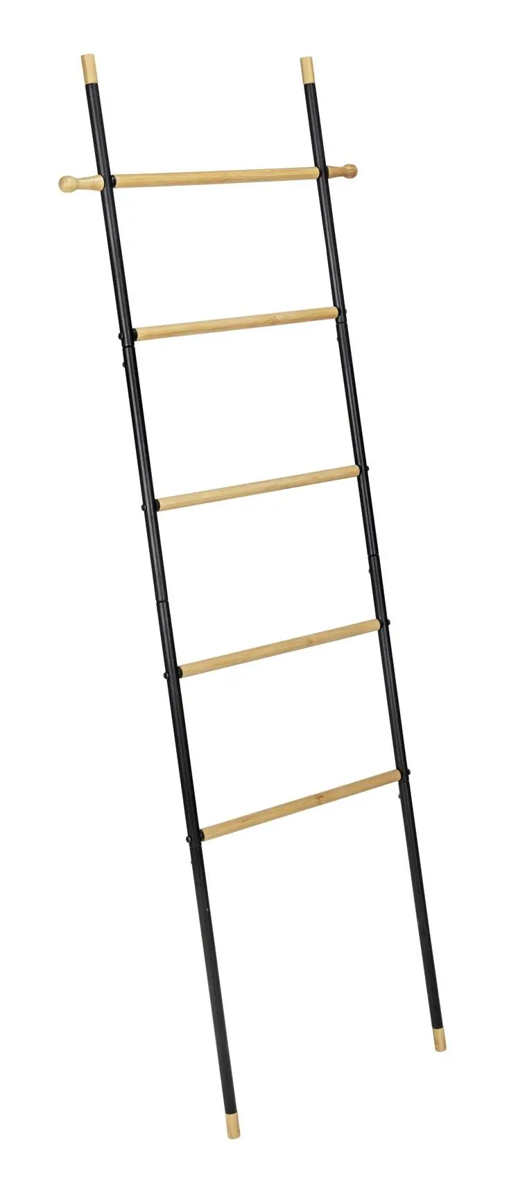 Wieszak na ręczniki, drabina z bambusowymi szczeblami, Loft, WENKO