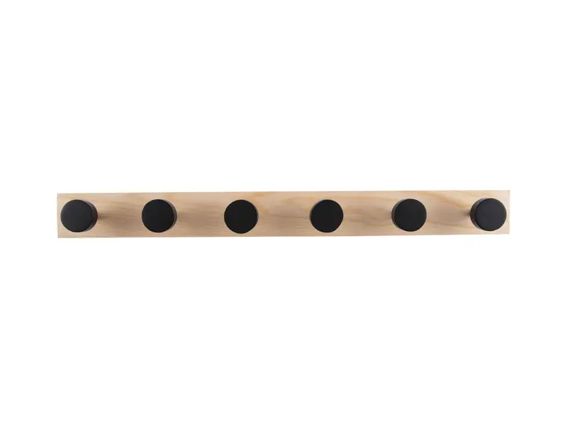 Wieszak na ubrania na ścianę KNOBS, 60 cm