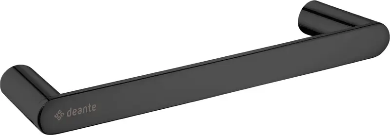 Wieszak ścienny na ręcznik - 300 mm Round Czarny Mat