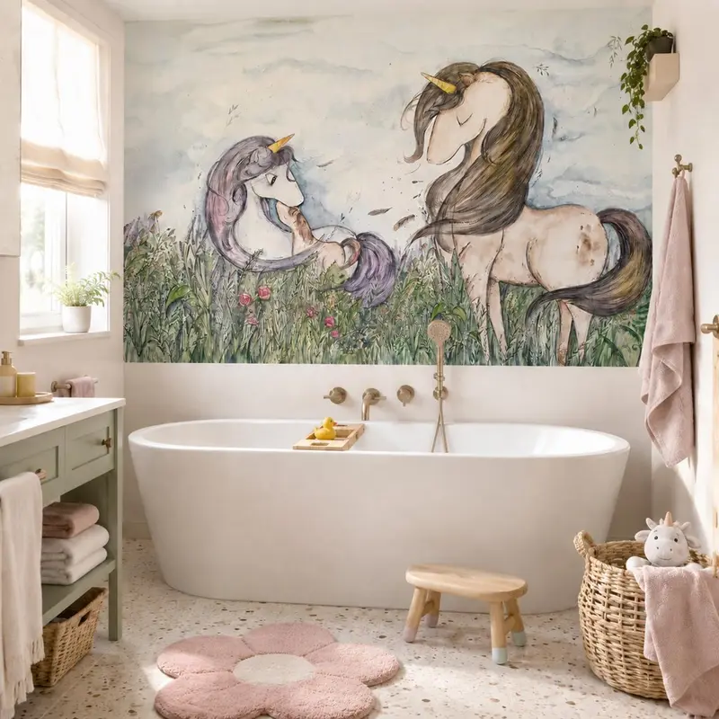 Wild Unicorns – Tapeta na wymiar Aqua Zone