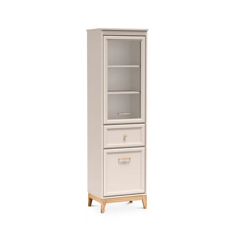 Witryna 55x193 przeszklona w stylu modern classic | Serena