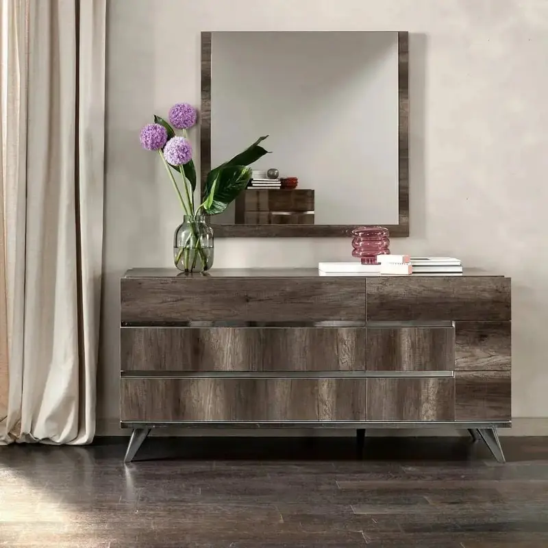 WŁOSKIE LUSTRO MEDEA VINTAGE OAK / STATUS ITALY
