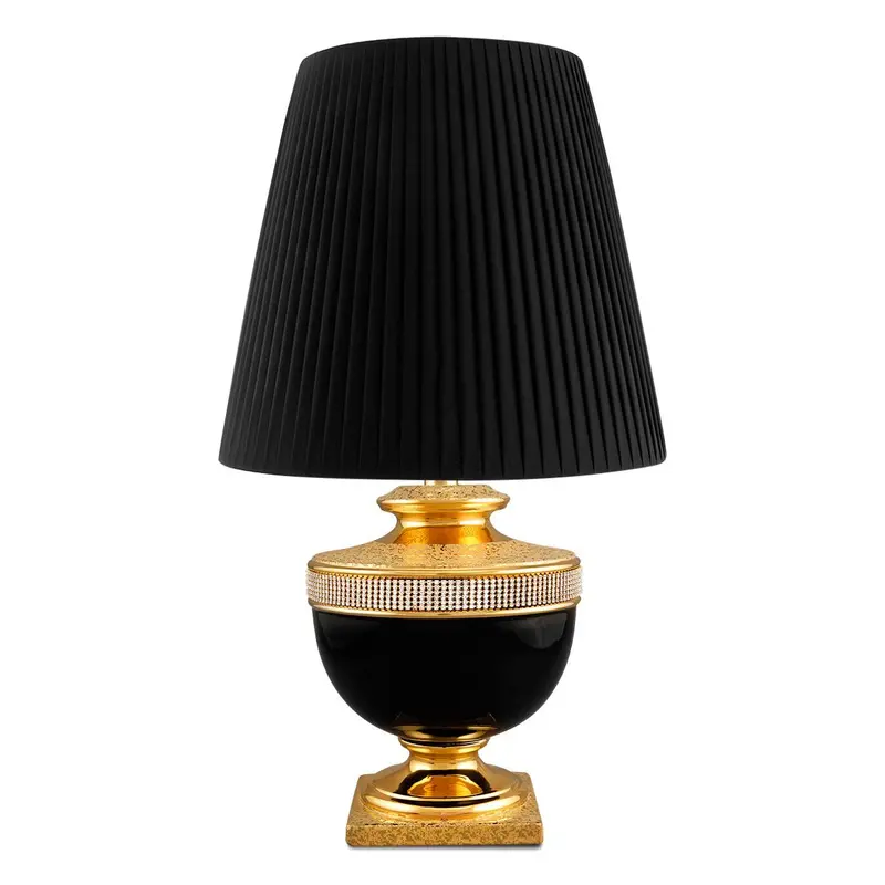 WŁOSKA LAMPA DIANA CZARNA/ ZŁOTO / 1241 / AH