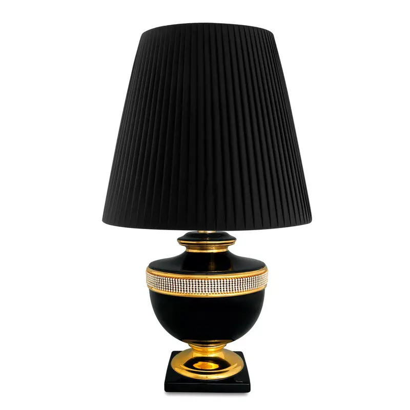 WŁOSKA LAMPA DIANA CZARNA/ ZŁOTO / MODEL II / 1241 / AH