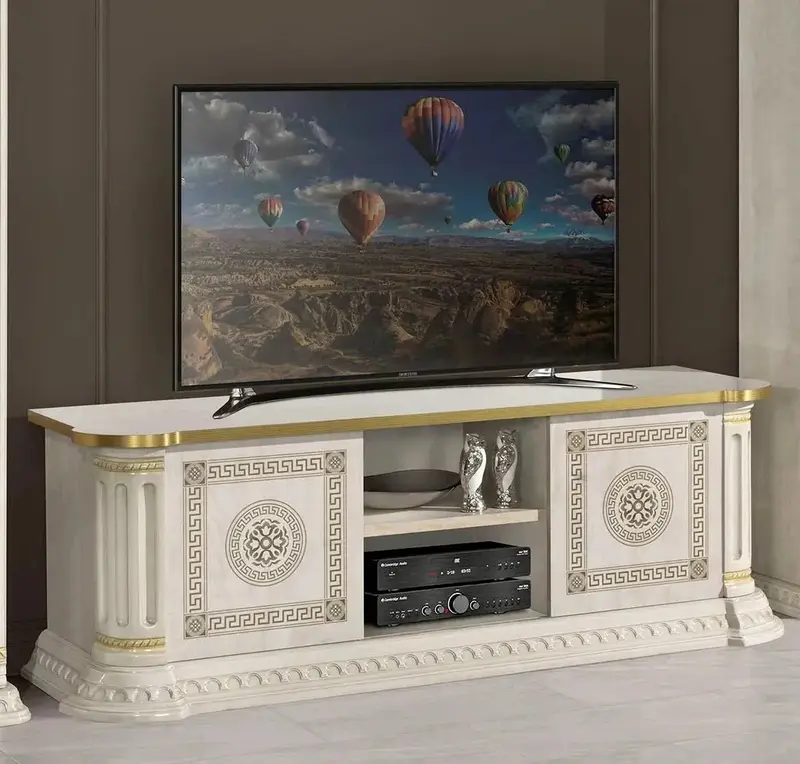 WŁOSKA NOWOCZESNA SZAFKA RTV AURORA BEŻOWA 172 CM / ACCA DESIGN