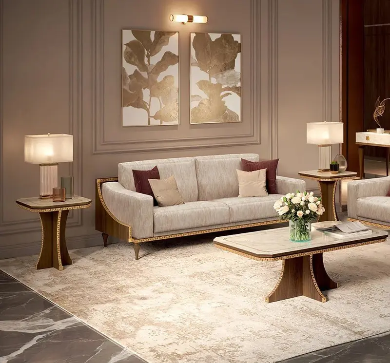 WŁOSKA SOFA 3 OSOBOWA ROMANTICA 228 CM / ARREDOCLASSIC / ADORA