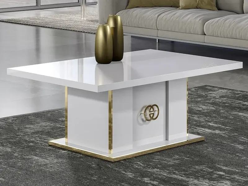 Włoski nowoczesny stolik okolicznościowy Vogue 128cm / ACCA DESIGN