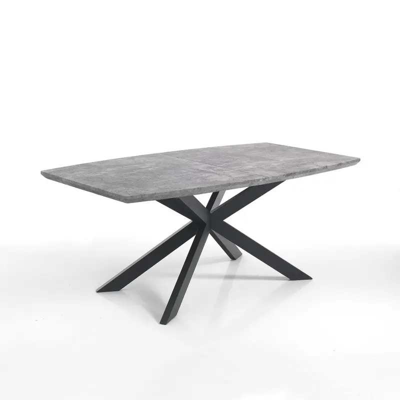 WŁOSKI STÓŁ ROZKŁADANY HICS 2 CEMENT  160 ( 200 ) CM / 3680 / TM