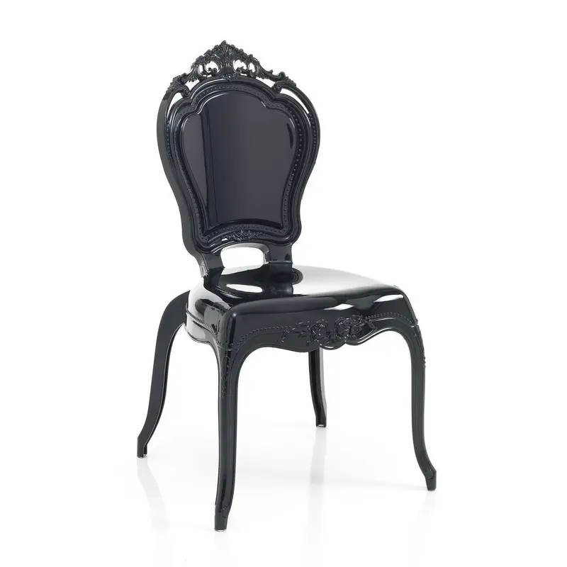 WŁOSKIE KRZESŁO LISBONA BLACK / 3972 / TM