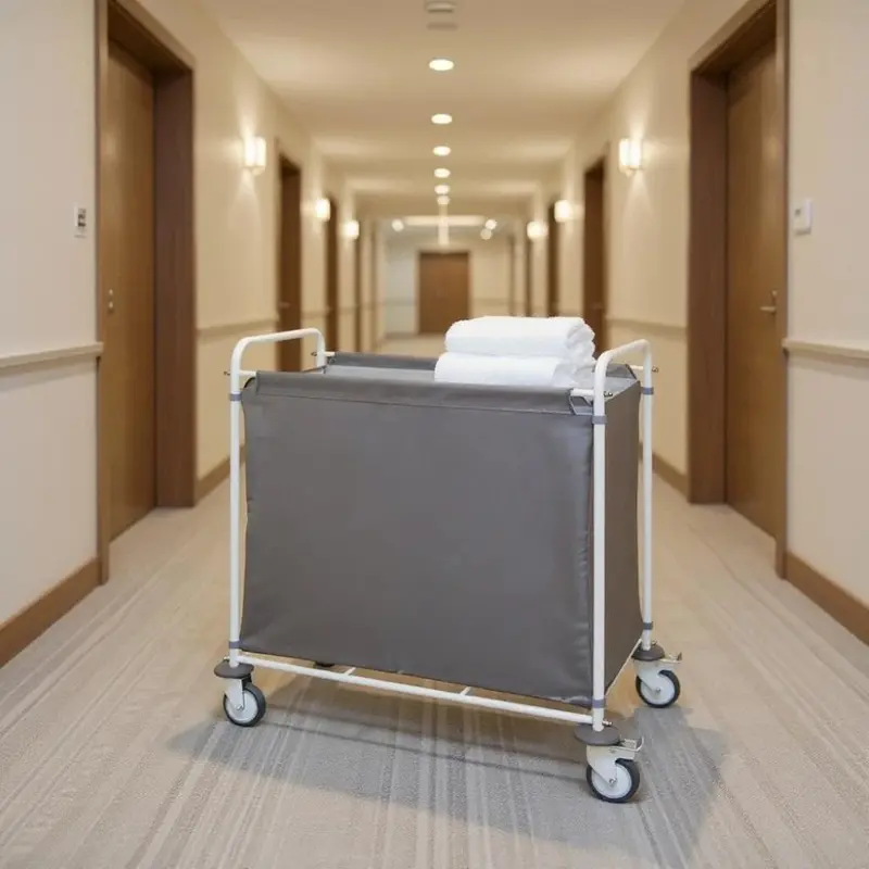 Wózek hotelowy pościelowy 200 l Euro Madera