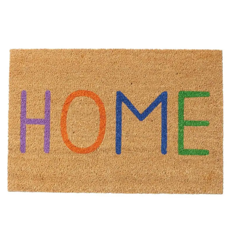 Wycieraczka pod drzwi natural z napisem HOME, 60 x 40 cm
