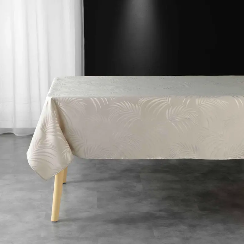 Żakardowy obrus prostokątny PLUMETTE, 140 x 240 cm