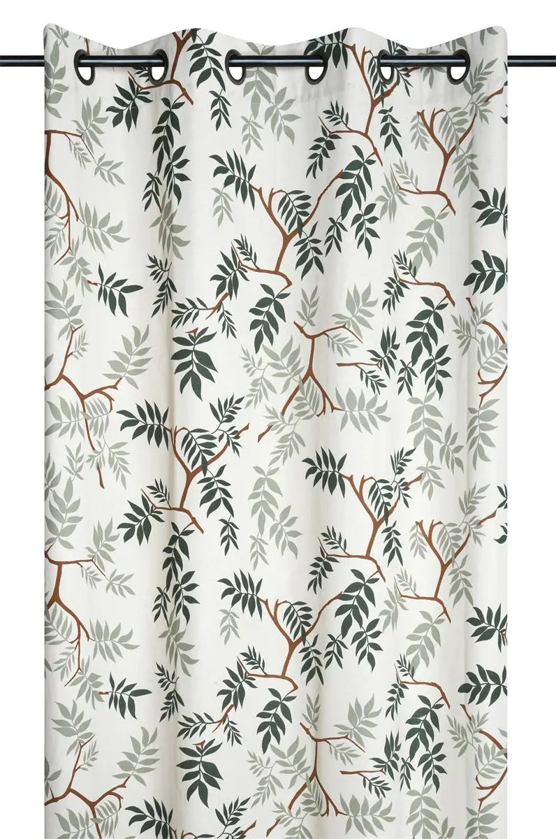 Zasłona bawełniana na przelotkach, BOTANYS, 140 x 260 cm