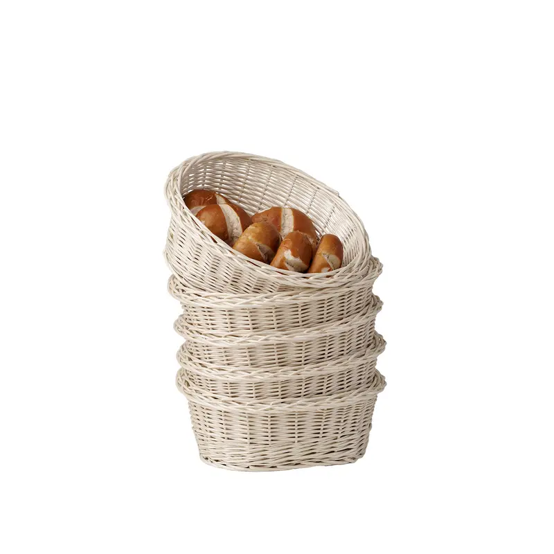 Zasoria wicker bread basket for display – set of 5 pieces TheWickerStories