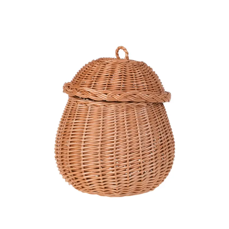 Zelveta wicker basket with lid TheWickerStories