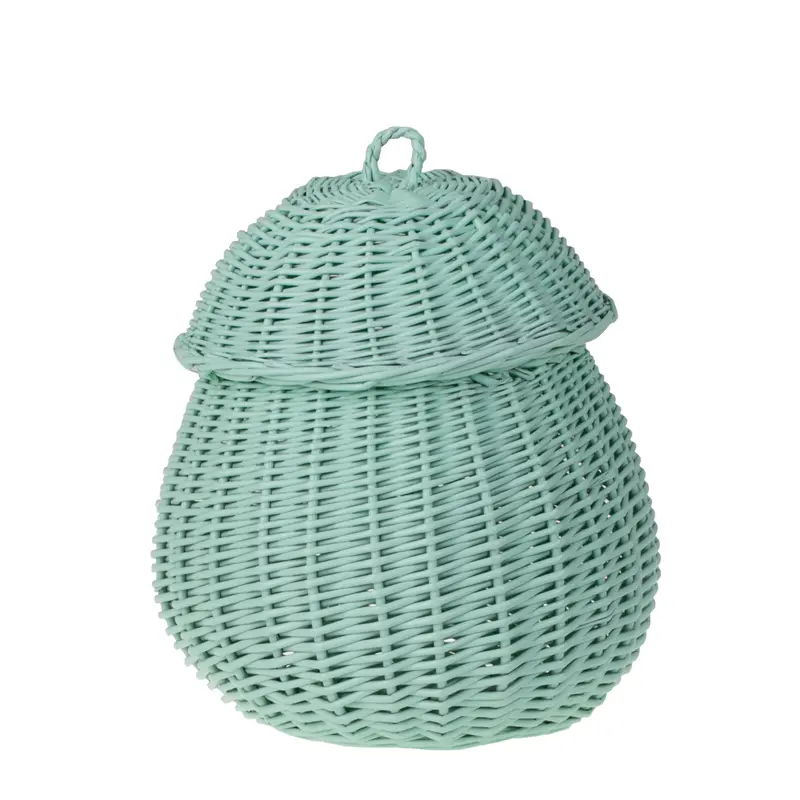 Zelveta wicker basket with lid TheWickerStories