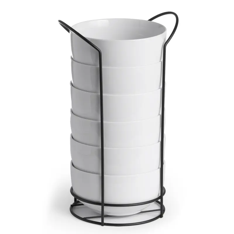 Zestaw 6 misek ze stojakiem, 800 ml