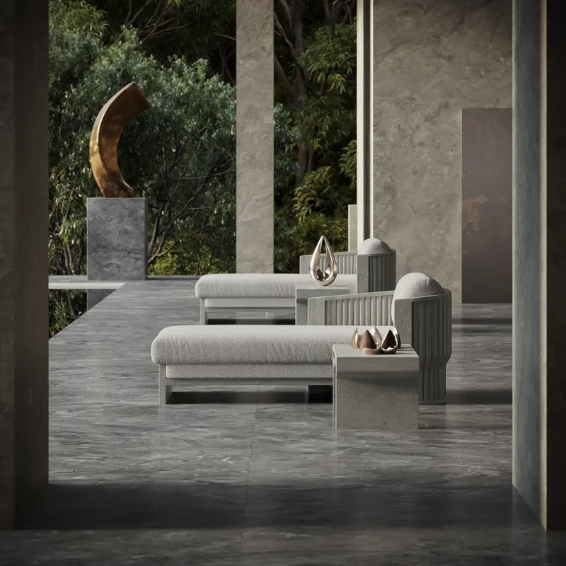 Zestaw daybed outdoor ELYTHIA-ash