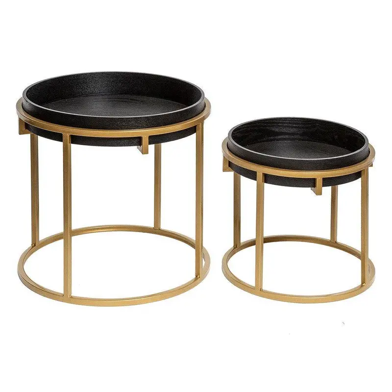 Zestaw designerskich stolików kawowych GOLD, 2 rozmiary w komplecie