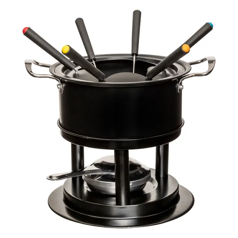 Zestaw do fondue na 6 osób, metalowy