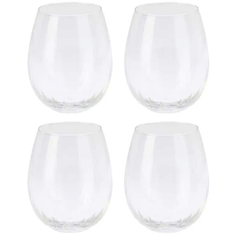 Zestaw pękatych szklanek, 440 ml, 4 szt.