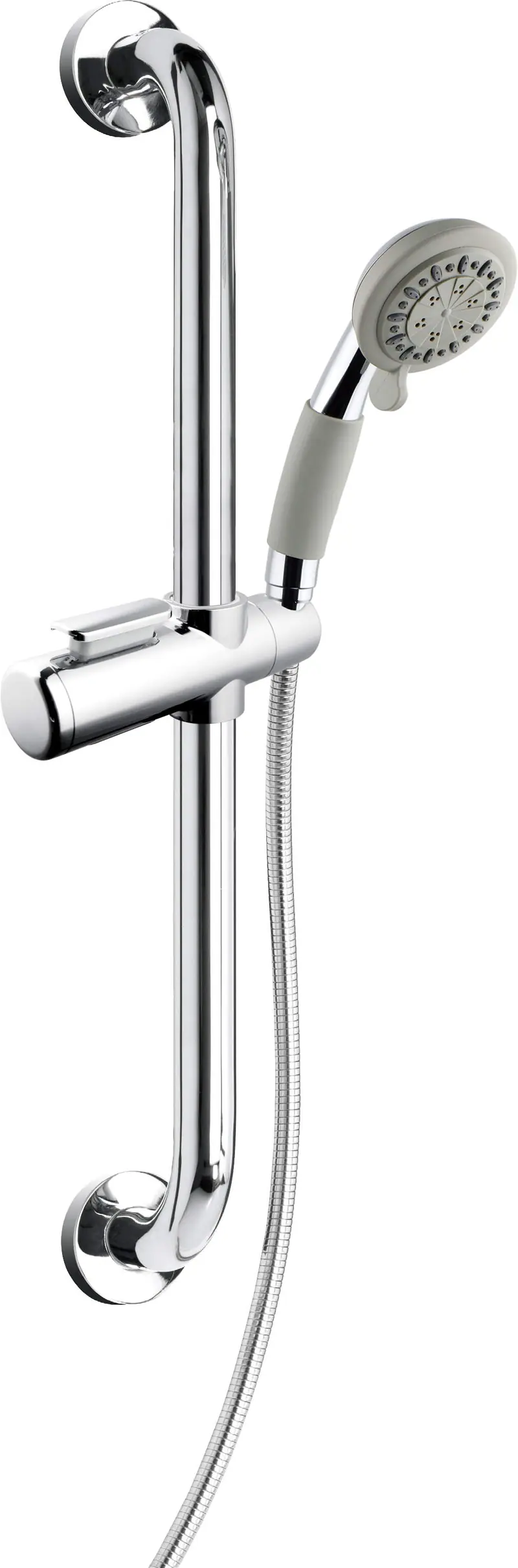 Zestaw prysznicowy 3-funkcyjny - 2w1 Vital Stalowy