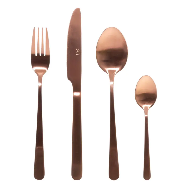 Zestaw sztućców ze stali nierdzewnej DELICATE, 24 sztuki