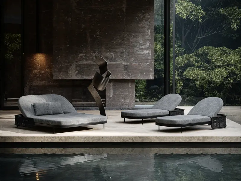 Zestaw wypoczynkowy outdoor MIURA-nightfall Sun Lounge