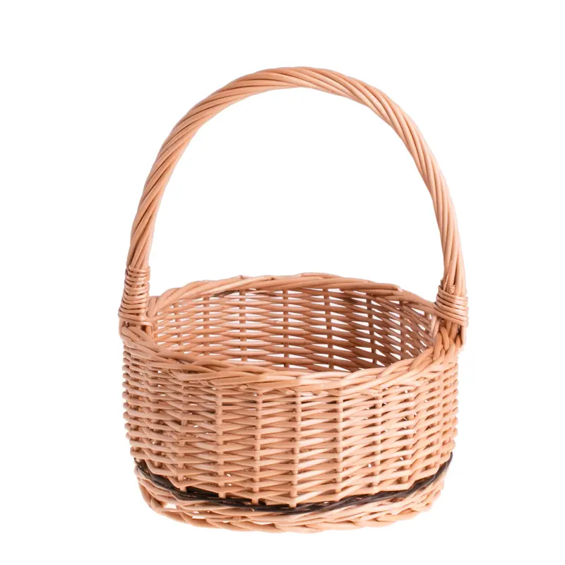 Zivora wicker Easter basket for blessing, with handle TheWickerStories