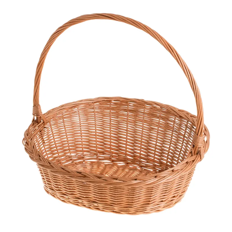 Zizania wicker gift basket, gift basket with handle, basket for gift arrangements TheWickerStories