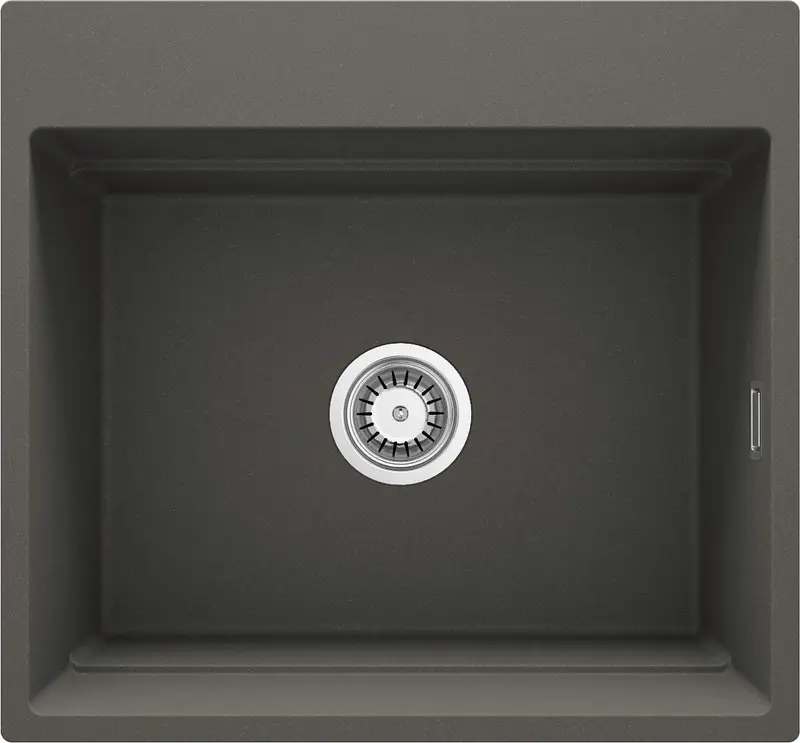 Zlewozmywak granitowy magnetyczny 1-komorowy Magnetic Antracyt